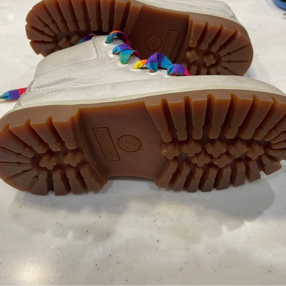 Timberland GS BIG Kids 11 inch Premium Waterproof Boots Medium Grey TB0A172F065 - Picture 13 of 14